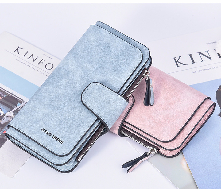 Women Leather Lady Purses High Quality Ladies Wallet Long Female Wallet Multi-functional purse