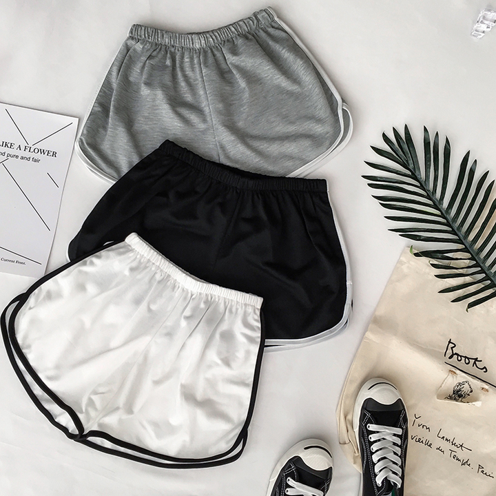 Women Casual  Fitness Workout Shorts Body Summer Shorts Female Elastic Skinny Slim Short Hot