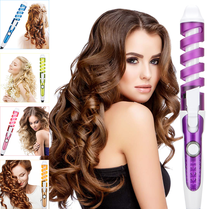 Hair Curler Magic Spiral Curling Iron Fast Heating Curling Wand Electric Hair Styler Styling Tool