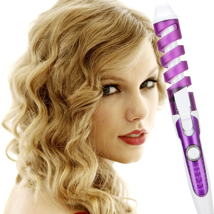 Hair Curler Magic Spiral Curling Iron Fast Heating Curling Wand Electric Hair Styler Styling Tool