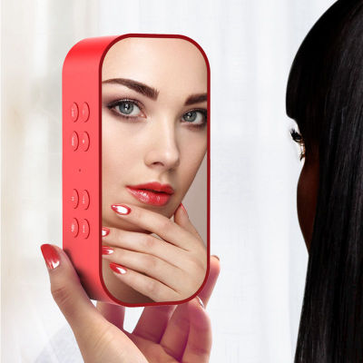 Bluetooth 5.0 Portable Wireless Bluetooth Speaker Column Subwoofer Music Sound Box LED Time Snooze Alarm Clock for Laptop Phone