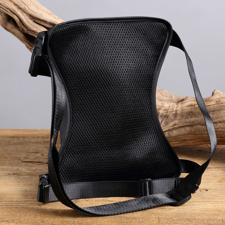 Men Waist Pack Waterproof Nylon/Canvas Messenger Shoulder Bags CrossBody Motorcycle Rider Leg Bags
