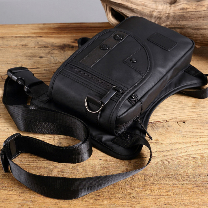Men Waist Pack Waterproof Nylon/Canvas Messenger Shoulder Bags CrossBody Motorcycle Rider Leg Bags
