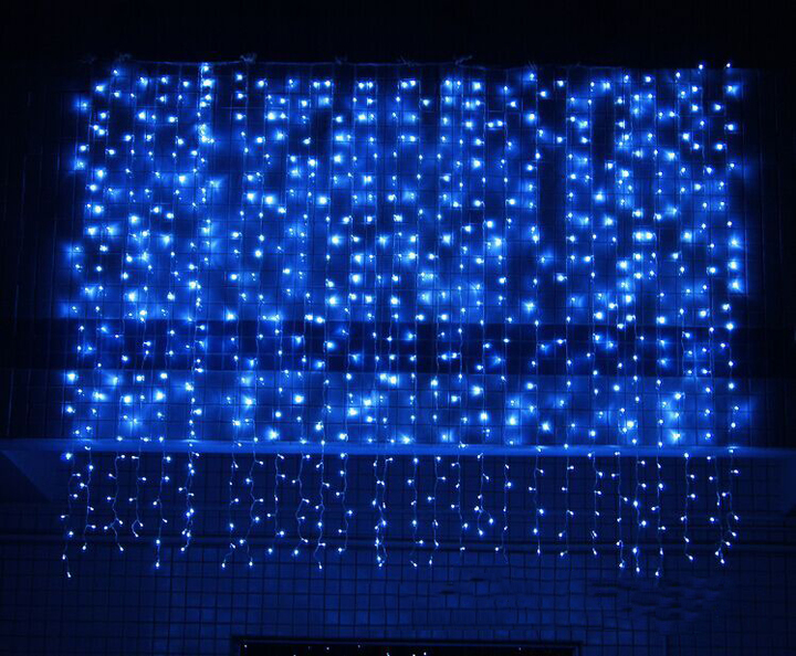 LED Curtain Lamp 3*3 m 304 Lamp Christmas Decorative Lamp Colour Lamp String LED Curtain Lamp