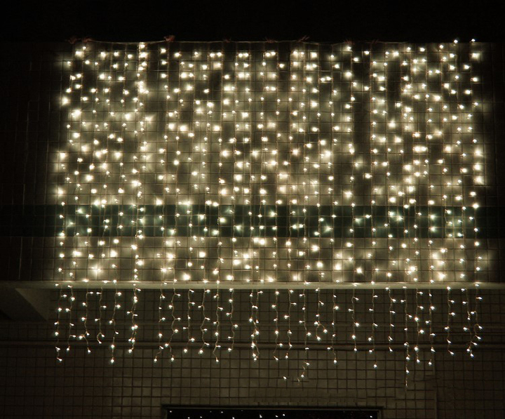 LED Curtain Lamp 3*3 m 304 Lamp Christmas Decorative Lamp Colour Lamp String LED Curtain Lamp