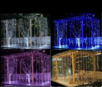 LED Curtain Lamp 3*3 m 304 Lamp Christmas Decorative Lamp Colour Lamp String LED Curtain Lamp