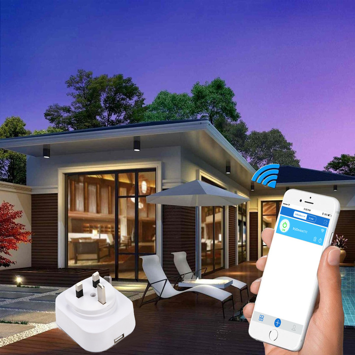 Mini Wifi Smart Socket APP voice timing Mobile phone remote control socket WIFI smart socket