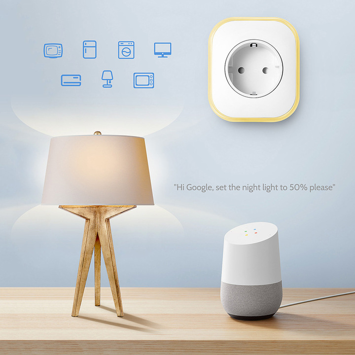 Mini Wifi Smart Socket APP voice timing Mobile phone remote control socket WIFI smart socket