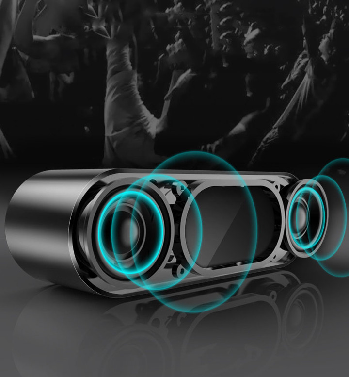 F4 Wireless Bluetooth Speaker Mini Subwoofer TF U disk Sound Box Portable Vehicle-borne Subwoofer