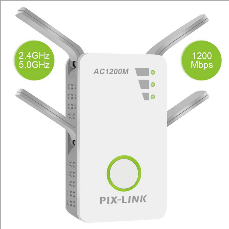 2.4GHz / 5GHz dual-band WiFiAC1200M dual-band wireless high-power repeater / router / AP