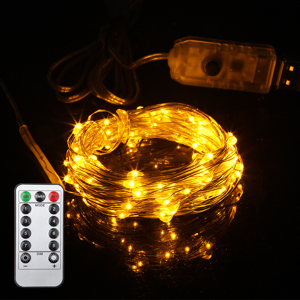 Led Strings Copper Wire Battery Christmas Wedding Party LED String Fairy Lights decorative light