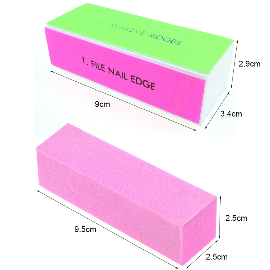 6pcs Nail Files Brush Buffing Grit Sand Fing Nail Tool Accessories Sanding File UV Gel Polish Tools