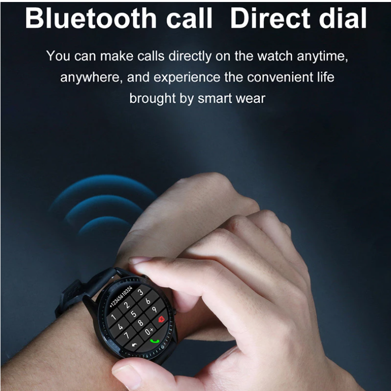 Smart Watch I9 Touch Screen Bluetooth Hand Free Smartwatch Men Women Fitness Tracker Heart Rate Call