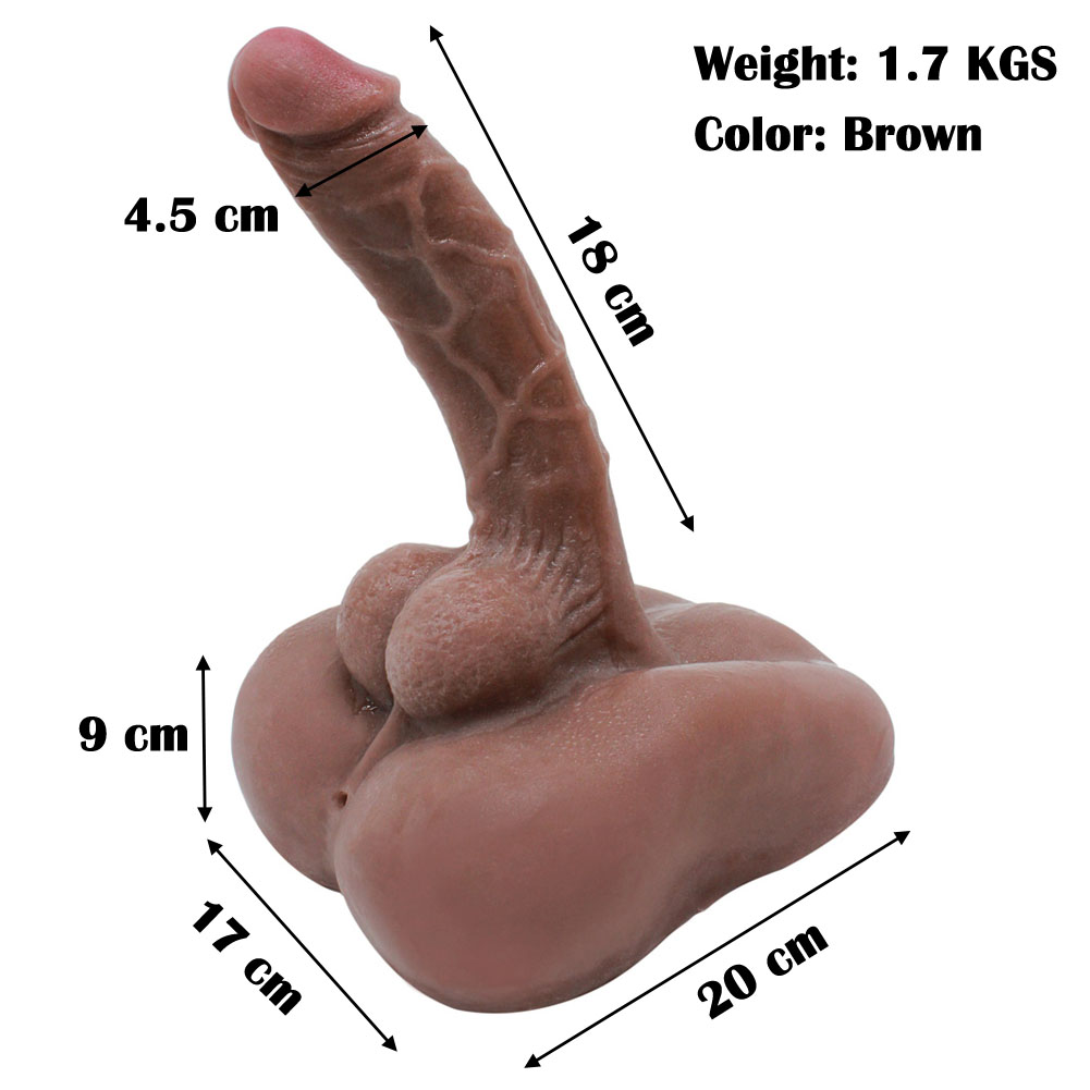 3D Realistic Liquid Dildo Anal Plug Monster Cock With Balls Large Base Anus Tunnel Giant Masturbator Adult Love Doll Masturbation Sex Toy Gift for Women Men Couple view 3
