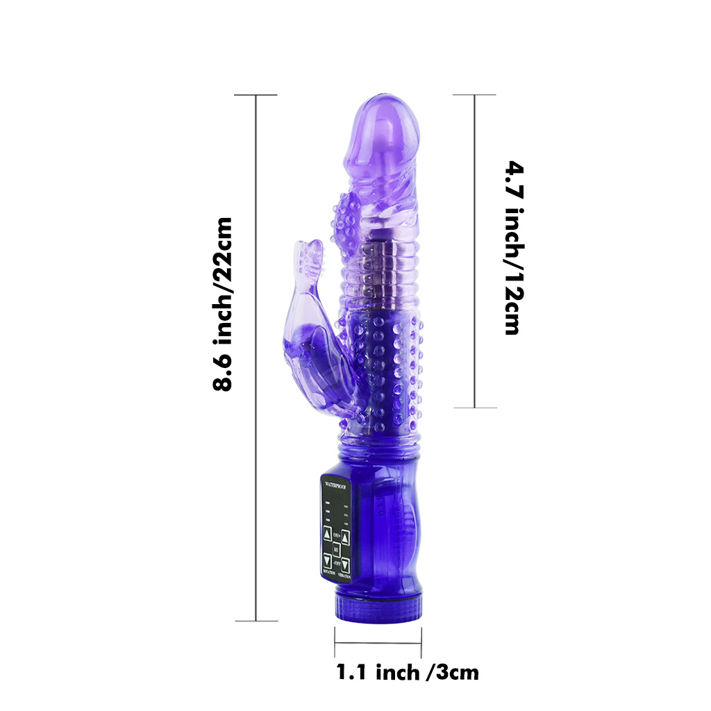G-Spot Mermeid Vibrator With Floating Beads Powerful Clit Dildo Stimulator Adult Sex Toys for Women Perfect Gift for Girlfriend Wife view 2