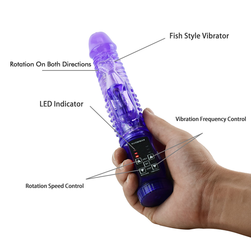 G-Spot Mermeid Vibrator With Floating Beads Powerful Clit Dildo Stimulator Adult Sex Toys for Women Perfect Gift for Girlfriend Wife view 4
