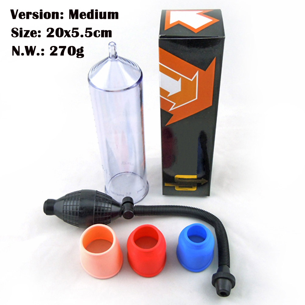 Manual Penis Vacuum Pump Cock Extender Male Masturbator Cup Air Pressure Enlarger Dong Enlargement Jerkoff Blowjob Device Adult Sex Toy for Man Erection Massage Enhancement Masturbation Toys view 3