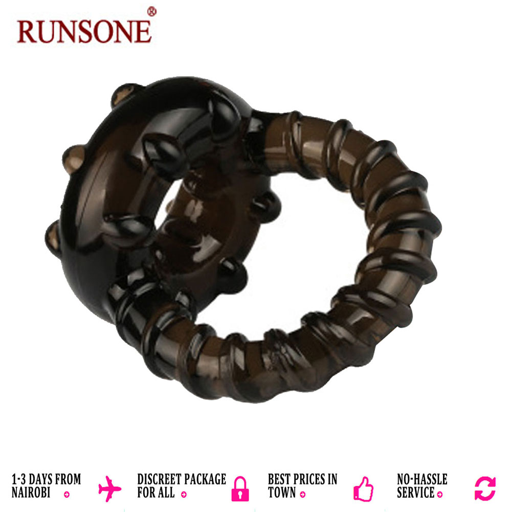 Elastic Cock Ring Testicle Restraint Prolonged Intercourse Adult Sex Toy for Men