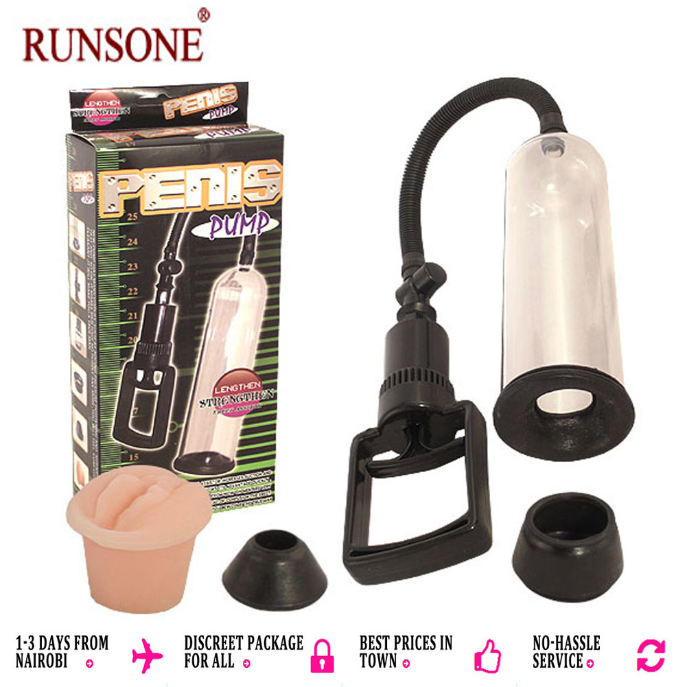 Manual Penis Vacuum Pump Cock Extender Male Masturbator Cup Air Pressure Enlarger Dong Enlargement Jerkoff Blowjob Device Adult Sex Toy for Man Erection Massage Enhancement Masturbation Toys