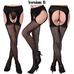 Women's Sexy 10 Styles Stockings Suspender Pantyhouse Thigh High Mid Waist Hose Tights Fishnet Garter Thighhigh for Choice