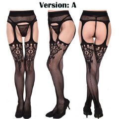 Women's Sexy 10 Styles Stockings Suspender Pantyhouse Thigh High Mid Waist Hose Tights Fishnet Garter Thighhigh for Choice
