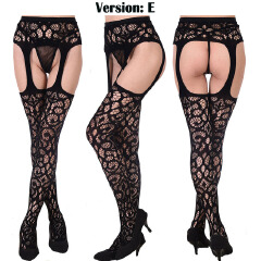 Women's Sexy 10 Styles Stockings Suspender Pantyhouse Thigh High Mid Waist Hose Tights Fishnet Garter Thighhigh for Choice