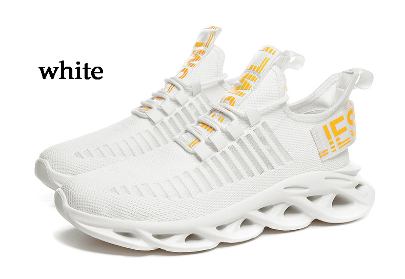 Fashion Men Sport Shoes Breathable Mesh Running Shoes Non-slip Lightweight Sneakers Plus Size Shoes