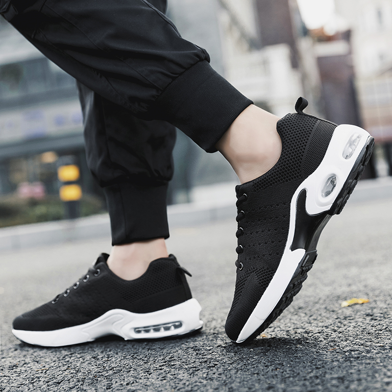Men Fashion Breathable Air Cushion Sport Shoes Women Wearable Leisure Sbeakers Couple Casual Shoes