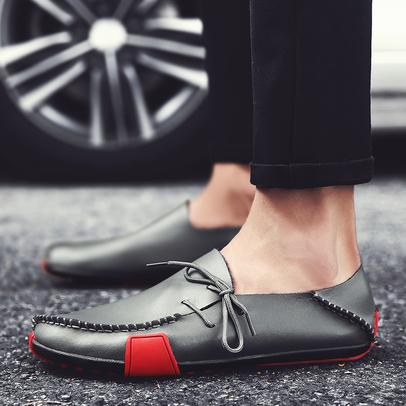 Men High Quality Casual Leather Shoes Fashion Leisure Work Shoes Plus Size Formal Leather Shoes