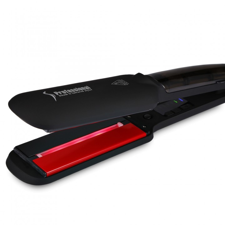 Steam Spray Infrared Ionic Electric Hair Straighte