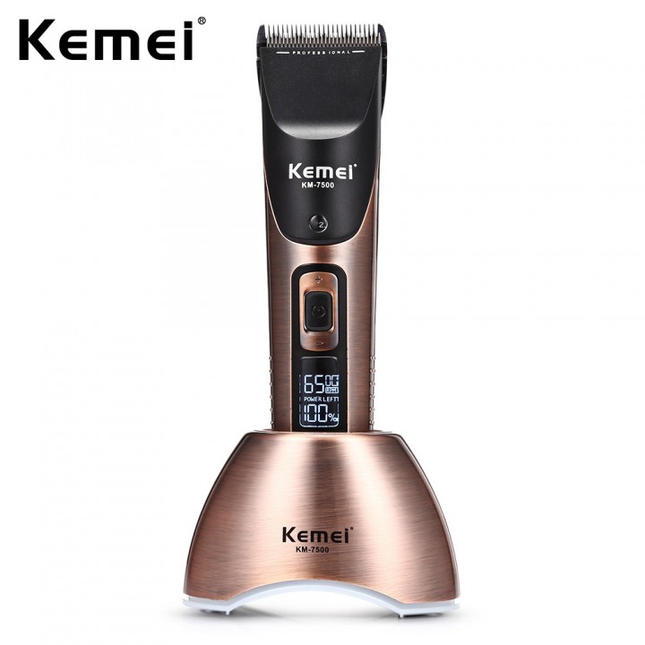 Kemei KM - 7500 Electric Hair Clipper Rechargeable