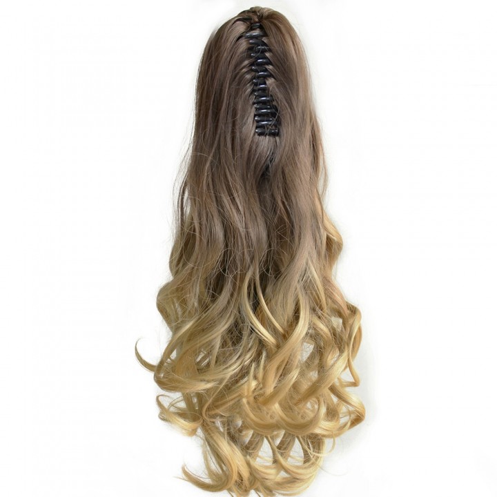 TODO 20 inch Ombre Claw Synthetic Clip-in Hair Ext