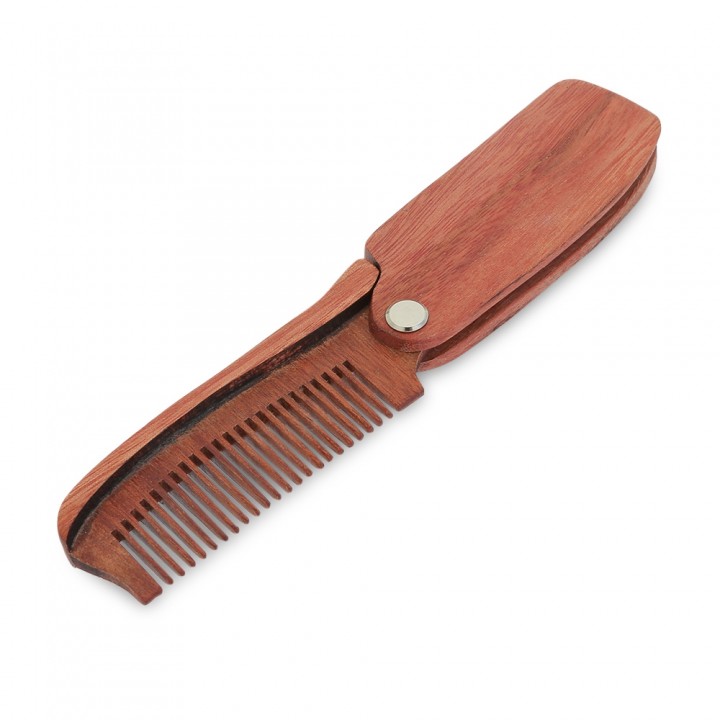 Men Folding Pocket Foam Brush Hair Moustache Styli