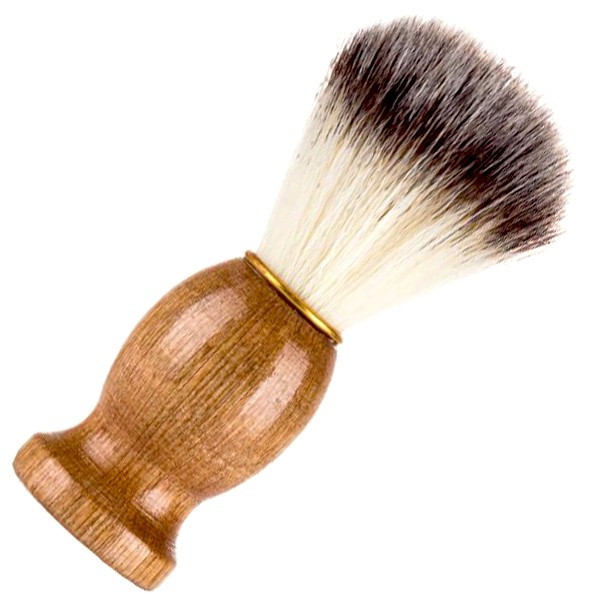 Portable Soft Mane Wood Beard Brush Men Care Beaut