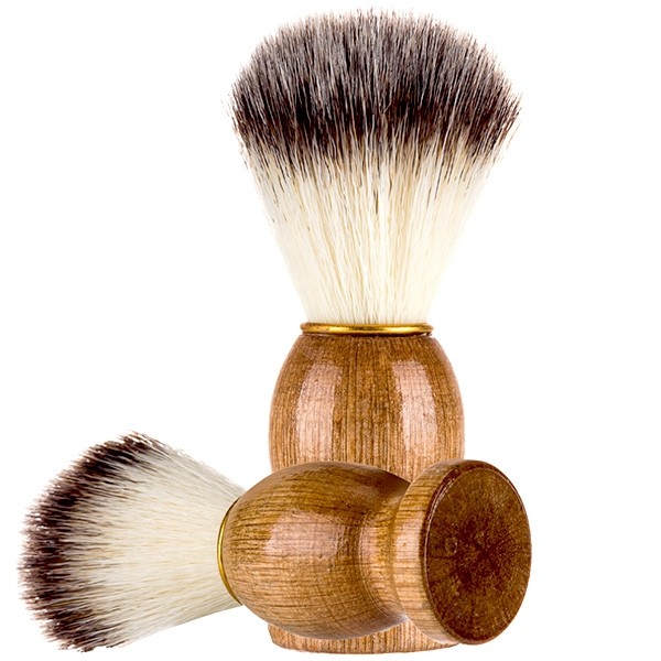 Portable Soft Mane Wood Beard Brush Men Care Beaut