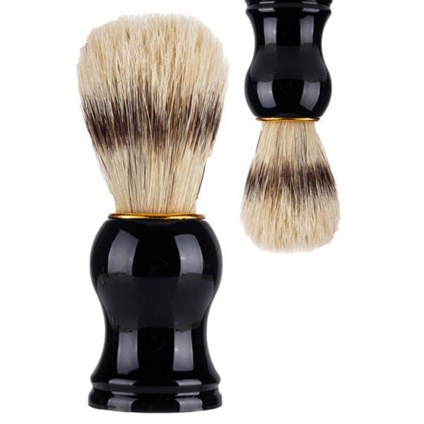 Portable Soft Mane Wood Beard Brush Men Care Beaut