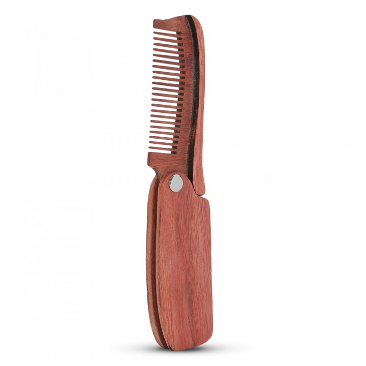 Men Folding Pocket Foam Brush Hair Moustache Styli