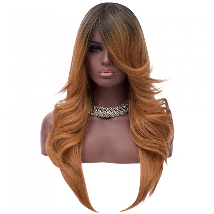 Beauty Hair Long Wavy Heat Resistant Synthetic Two