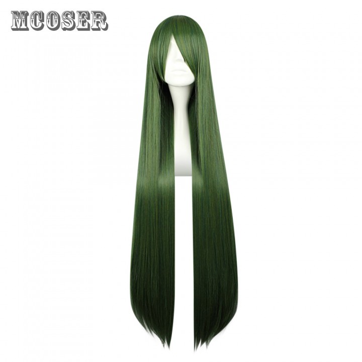 Mcoser Long Straight Side Bang Synthetic Hair Anim