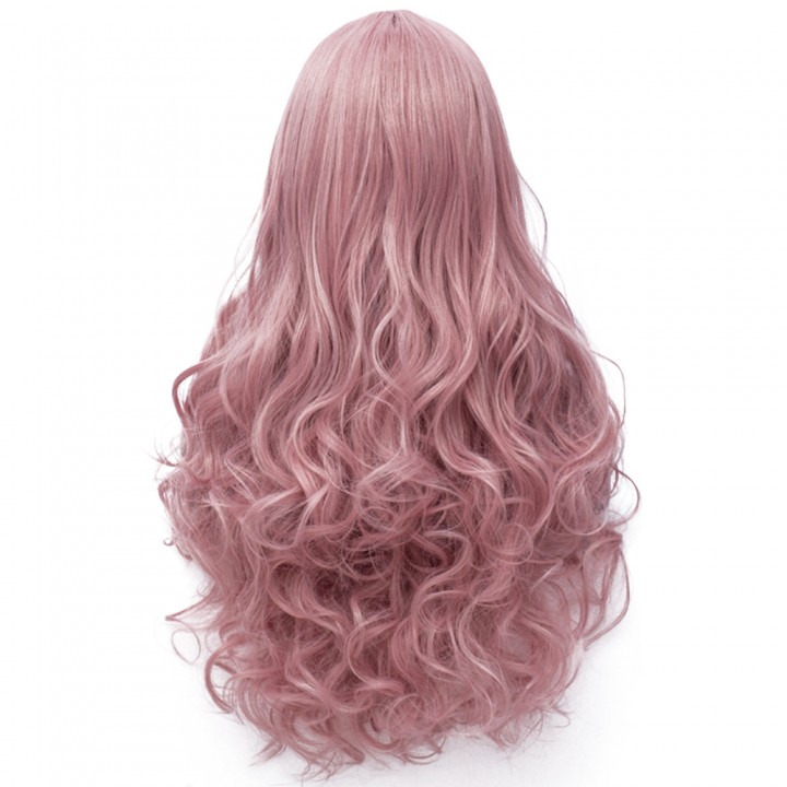 Long Center Parting Fluffy Wavy Synthetic Wig