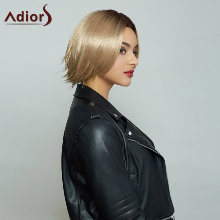 Adiors Hair Short Layered Straight Synthetic Wig