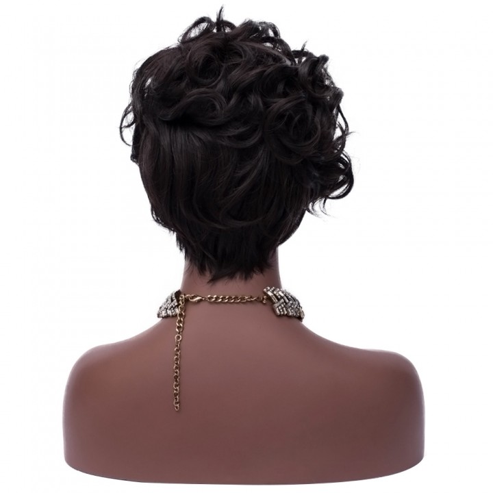 High Temperature Fiber Synthetic Short Hair Kinky