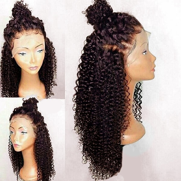 Free Part Long Curly Synthetic Lace Front Wig