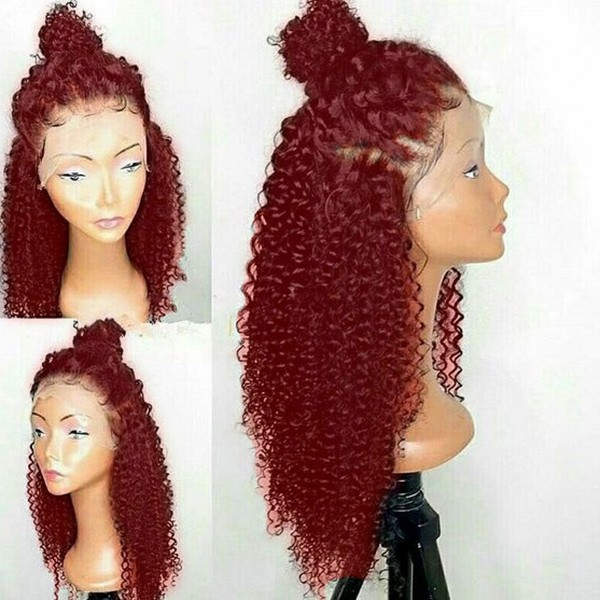 Free Part Long Curly Synthetic Lace Front Wig