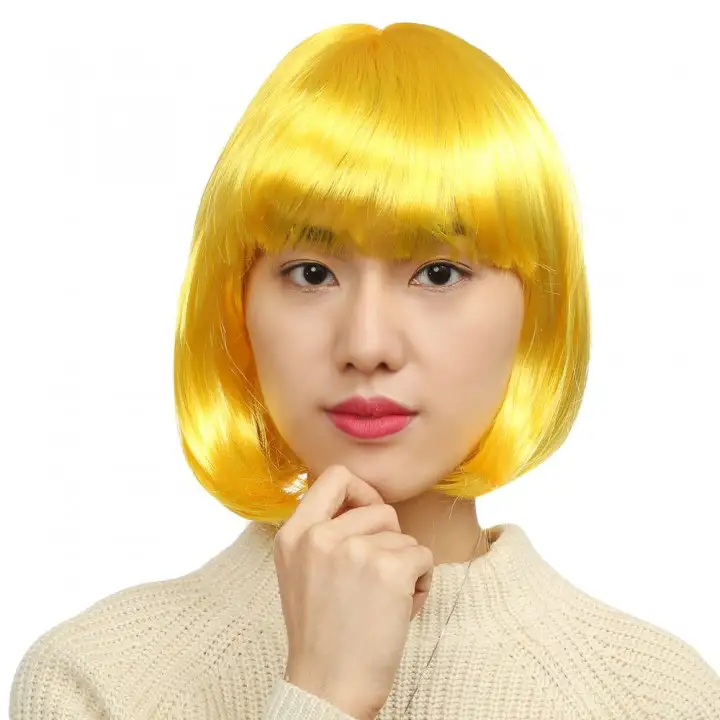 Women Short Bob Wigs Fancy Dress Cosplay Party