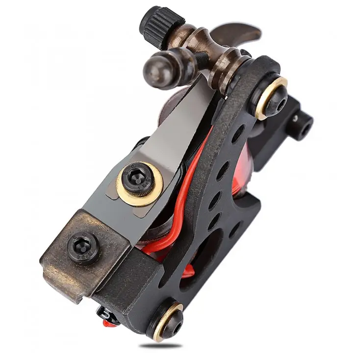 Classic Tattoo Iron Black Machine Gun 10 Wrap Coil