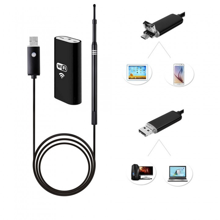 DDES04 WIFI 5.5mm Lens Ear Nose Medical USB Endosc