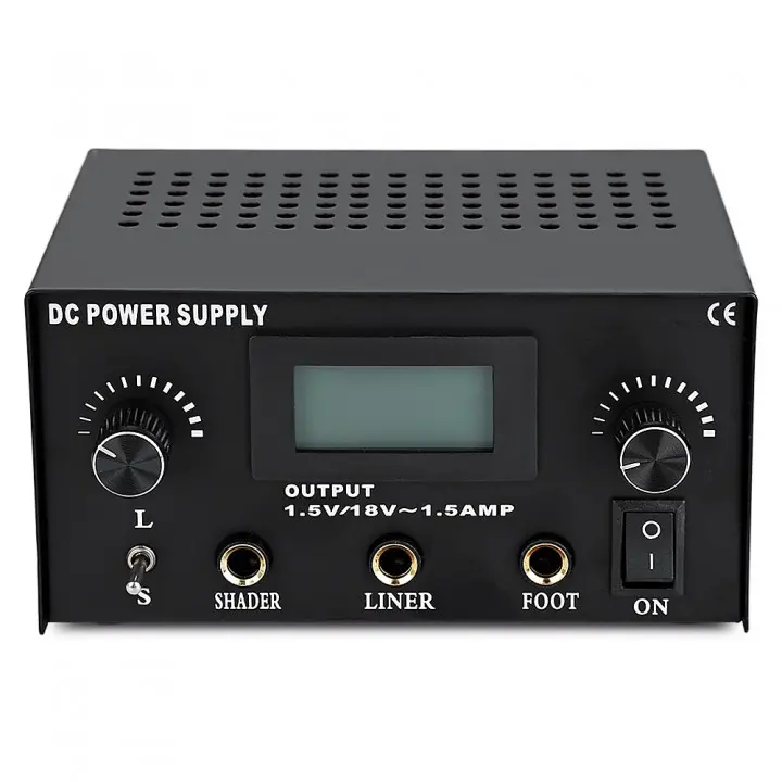 Tattoo Power Supply Digital LCD Dual Capacity Mach