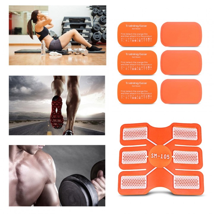 6pcs Arm Abdomen Trainer Pad Fitness Gear Accessor
