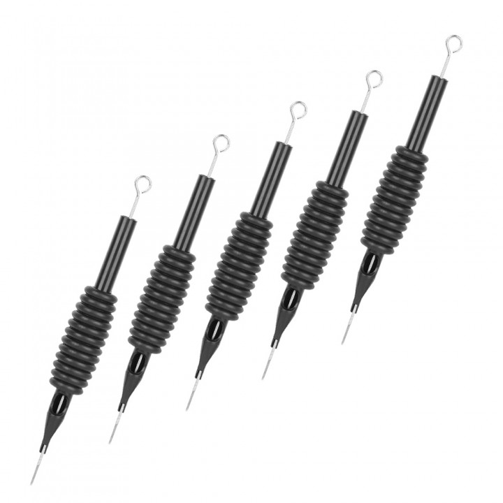 5pcs / Set Tattoo Needle Tube Silica Gel Grip with